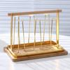Cup Holder Iron Water Draining Rack Portable Glasses Organizer Kitchen Area Cup Shelf With Tray Drying Rack Kitchen Storage High Quality
