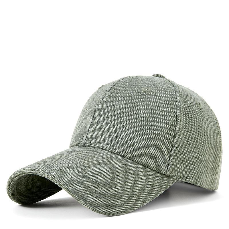 High Quality Canvas Sun Cap Male Casual Curved Peak Snapback Hat Men Women Oversize Large Baseball Caps 55-60cm 60-65cm