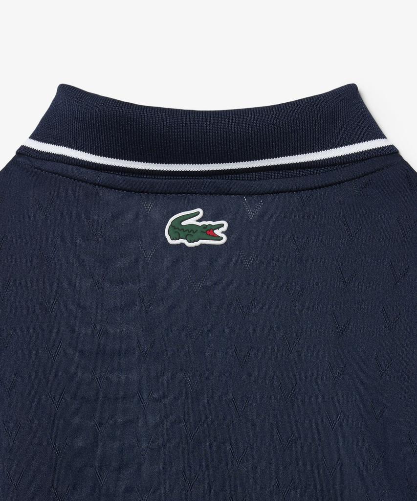 LACOSTE Men'S Tennis Heritage V-Cut Short Sleeve Polo Shirt Dh0164-56G 166