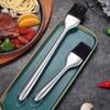 Stainless Steel Barbecue Grill Brush Heat Resistant Non-Stick Surface Silicone Oil Brush Hollow Handle Detachable Pancake Brush