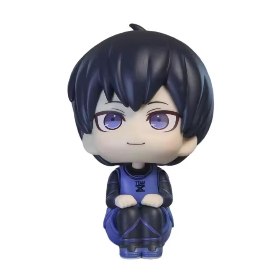 Q Version Blue Lock Anime Figure Look Up Isagi Yoichi/Nagi Seishiro Action Figure Bachira Meguru Figurine Collections Model Doll