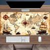 Piece Retro Nautical Chart Design Extended Mouse Pad Large High Definition Printed Table Mat Durable Nonslip Rubber Base