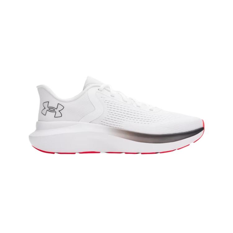 Under Armour Charged Rogue 5 White Red Men Sneakers 3028256-104