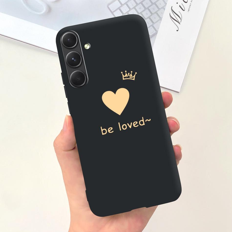 For Samsung Galaxy A55 Phone Case Samsung A55 5G SM-A556B Fashion Moon Pattern Soft Silicon Back Cover