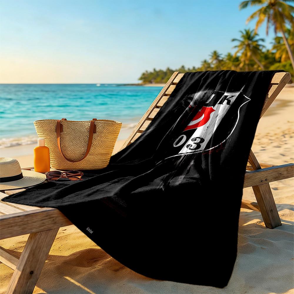 Bjk Enthusiasts Beach Towel Super Soft Microfiber Quickdry Fabric Comfortable Lightweight