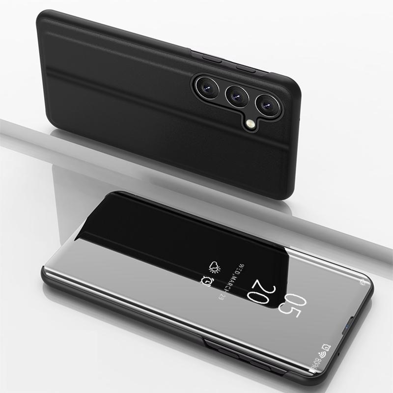 Heldere Candy Spiegel Voor- en Achterkant Hoesje Voor Samsung Galaxy S26 S25 Edge S24 S23 S22 Plus Ultra FE Standaard 360° Beschermhoes