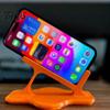 Showcase Phone Holder Lazy Stand, Ergonomic Curved for Side Lying Bed Light Luxury Stand Sofa, Hands-Free Cradle Watching Video, Portable Desk
