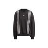 Originals SS23 Adicolor 70s Retro Series Sweatshirt With Three-Stripes And Loose Fit Women Tops Black IK7869