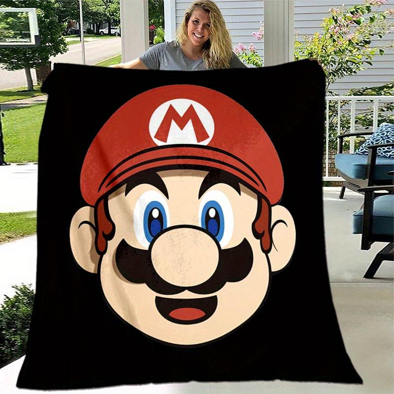 1pcSuper Mario Bros. Blanket- Soft Comfortable Gift for All Seasons - Perfec