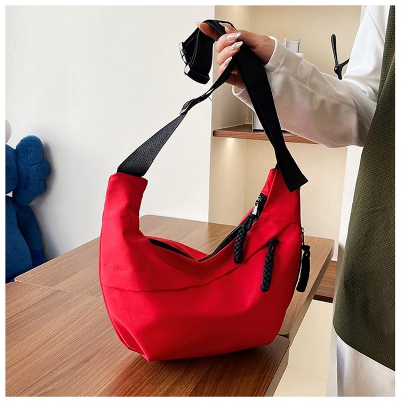 Mode Lässige Knödeltasche Pendler Große Kapazität Umhängetasche Student Vielseitig Leicht Klasse Schultertasche