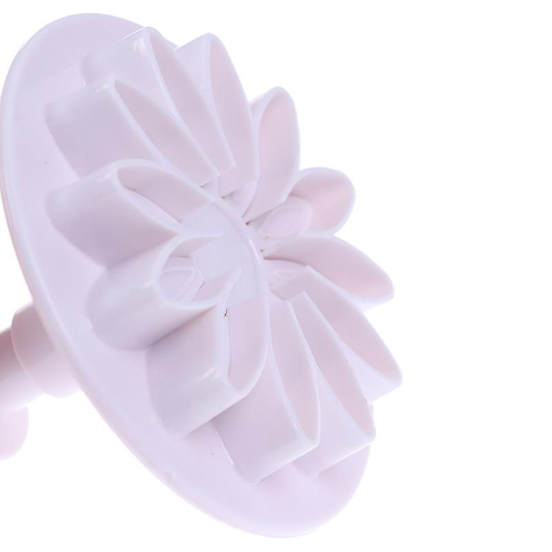 Outils de gâteau Fondant de fleur en plastique, coupe-piston artisanal de sucre, moule à biscuits de cuisson