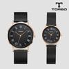 T107MS-RBBK Classico Quartz Couple Watch Unisex Metal Watch