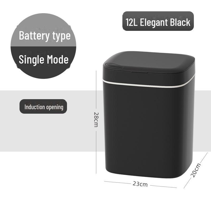 High-Value Smart Sensor Trash Can with Lid: Ideal for Bathroom, Large Capacity & Great Gift