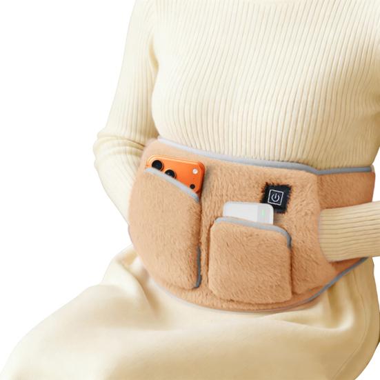 Heating Waist Belt for Women Adjustable Electric Heated Strap 3 Temperature Settings Portable Heat Pad for Back Abdomen Relaxation