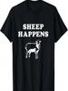 Sheep Happens Funny Sheep Farmer T-Shirt