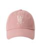 Uallong Signature Logo Ball Cap - Dusty Pink (Pink Logo)