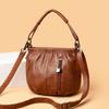 Neue Mode Retro Umhängetasche Damenhandtasche Mehrschichtig Große Kapazität Reise PU Leder Umhängetasche