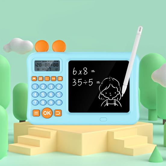 Educatief wiskundeleerspel met schetsblok Oplaadbaar lichtgewicht interactief elektronisch wiskundespel schrijfbord