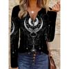 Elegant, Casual, and Comfortable Style Women's Clothing with Decorative Painting-inspired Printed Patterns