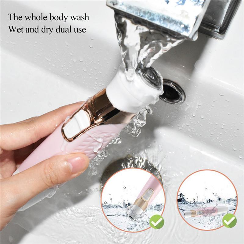Women's Electric 5-in-1 Painless Facial Hair Remover & Rechargeable Bikini Trimmer for Household Use