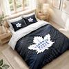 Set Biancheria da Letto 1 Copripiumino 2 Federe Stampa Toronto Maple Leafs Decorazione Camera da Letto Casa