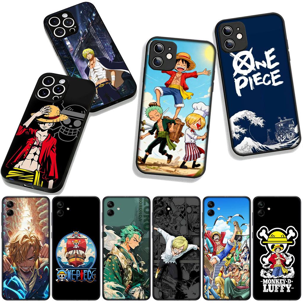 Cartoon Zoro One Sanji Pieces Luffy for Motorola Moto G54 G05 G24 G55 G75 G85 G15 G57 G86 Power Edge 50 30 Fusion neo Pro Case