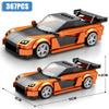 367PCS RX7 Sports Car Building Block Creative City Vehicle Classic Car Model Bricks Desktop Display Toys For Kids Holiday Gifts