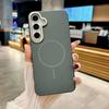 Magnetic Luxury Matte PC Phone Case For Samsung Galaxy A54 A34 A24 A14 A53 A33 A23 A13 Candy Cover for Magsafe Wireless Charge