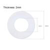 1/5Pcs Silicon Rubber Diaphragm Drain Valve Seal Washer 816.418.00.1 Waterproof Gasket Water Stop Seal Ring Universal