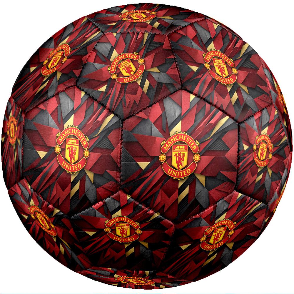 Manchester United Temafotboll Storlek 5 Fotboll Mjuk Beröring Professionell Träningsfotboll för Utomhussporter