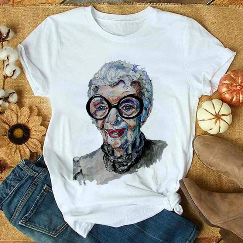 Yellow Plus Size T Shirt Women Summer Print Lady Casual T Shirt Tops Harajuku Streetwear