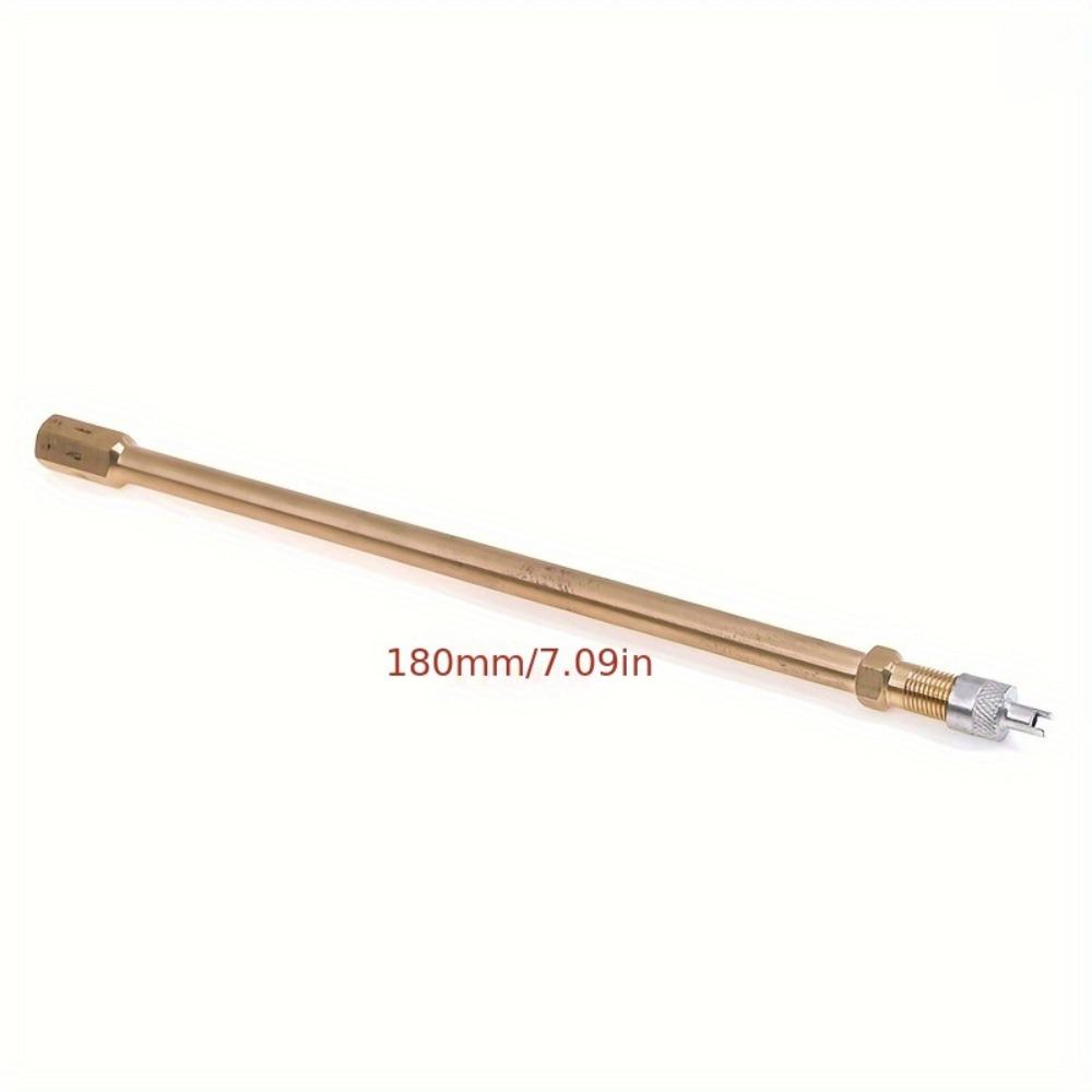 50-200mm Tire Valve Extension Brass Tyre Valve Extender Easy Install Valve Stem Adaptor  Car Tires