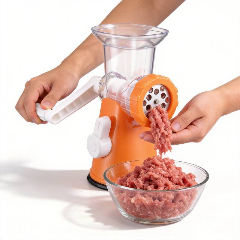 Picadora de Carne Manual Multifunción Con Cuchilla Desmontable Para Cocina Casera