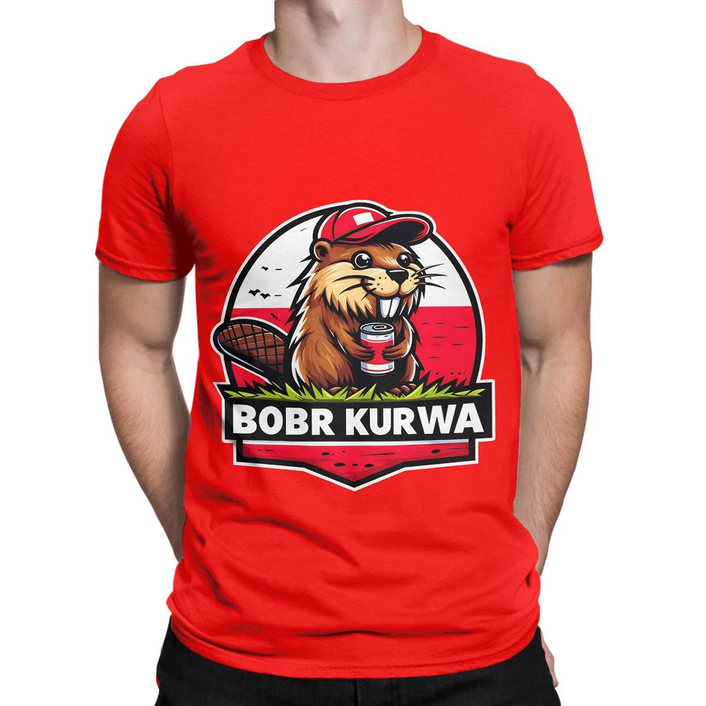 Bobr Kurwa Novelty 100 Cotton TShirt Bobr Kurwa Tops Tees For Unisex