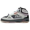 Fila Fusion Teratach Fleece Mid Top Retro Basketball Shoes Women Sneaker Black Gray T12W141225FBA