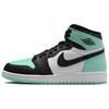 Air 1 Retro High OG GS Green Glow Kids Sneakers White Black FD1437-130