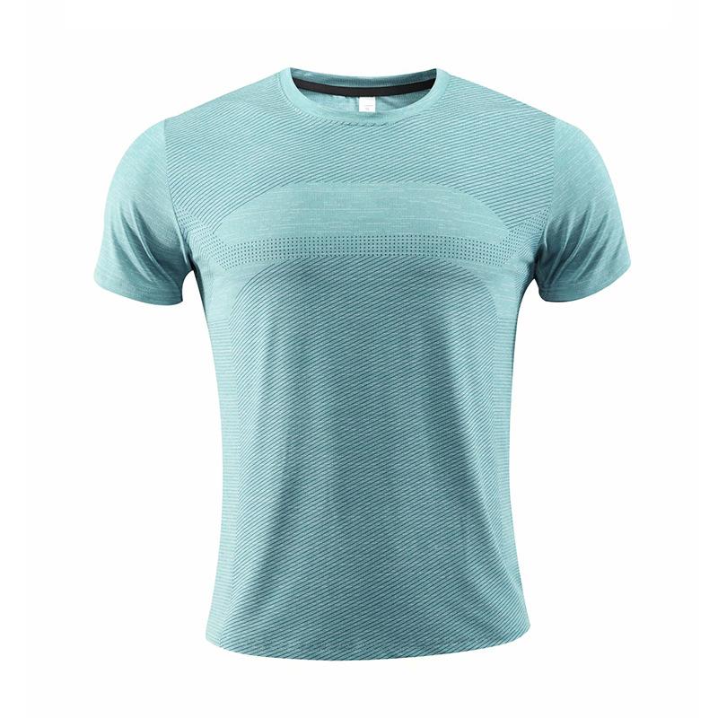 Men's 3D Three-dimensional Printing Fitness Running Training Short-sleeved Tight Elastic Sweat-wicking Quick-drying Clothes