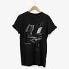 Piano Cat T-Shirt Cute Music Lover Graphic 100% Cotton Unisex Tee