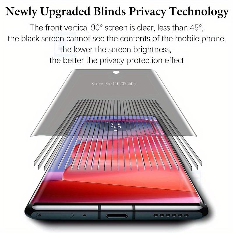 2 stk full dekning personvern hydrogel-film for Motorola Edge 60 Fusion 60 Stylus 50 Ultra 40Pro 50 Neo Anti-spion myk film uten glass
