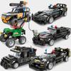 City Police Car SWAT Speed Champion Vehicle Military Model Building Blocks SWAT Team Armored Car Construction Toy For Boys Girls