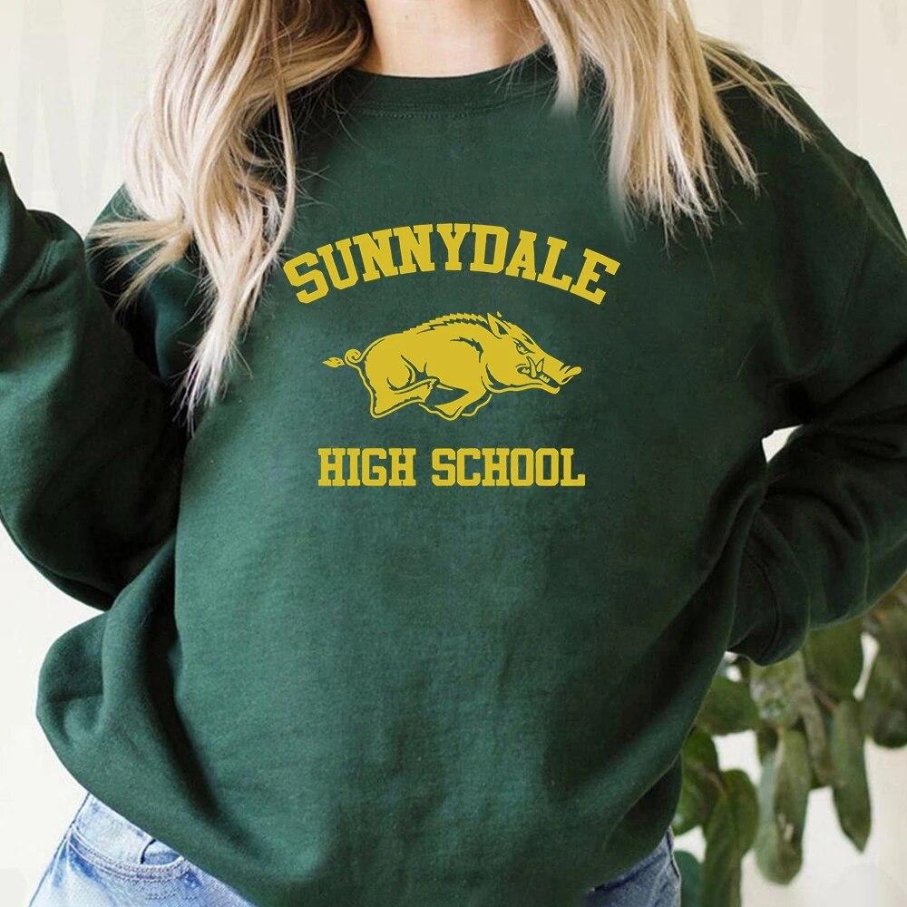 Buffy The Vampire Slayer džemperis Sunnydale High School Hoodie Buffy Sunnydale džemperis Retro Vampire Slayer džemperis Crewneck Unisex džemperis
