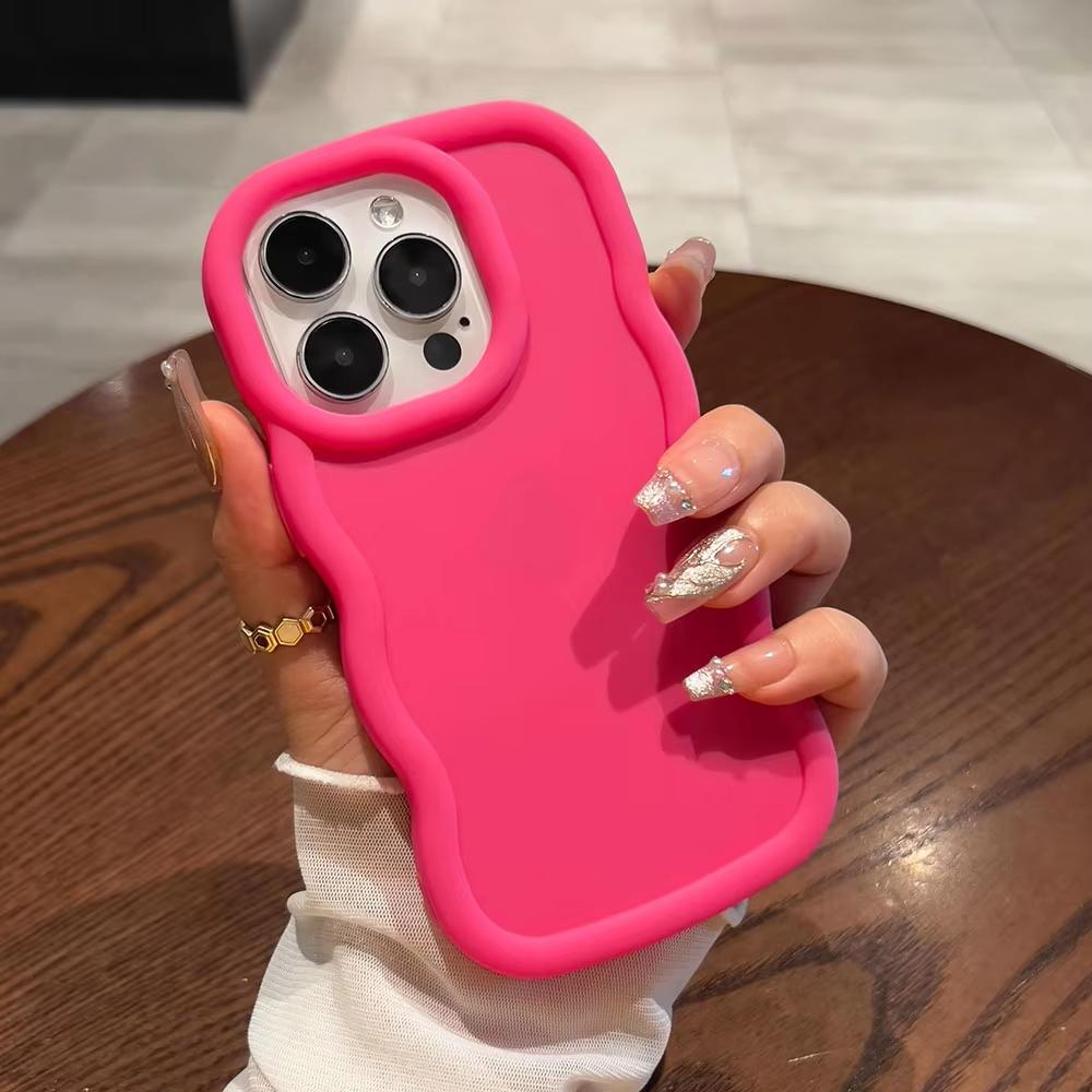 Case for Samsung Galaxy A53 A50 A50S A35 A34 A32 A30 A26 A25 A24 A23 A22 A21S A20S A13 4G M54 5G Soft Cover Wave Curved Edge
