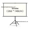 Portable Wall-Mountable Anti-Light Projector Screen for Indoor/Outdoor Use