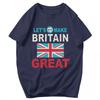 Men T Shirt Lets Make Britain GREAT Again UK Trending Pops Y2K Graphic Anime Unisex Clothes T Shirts