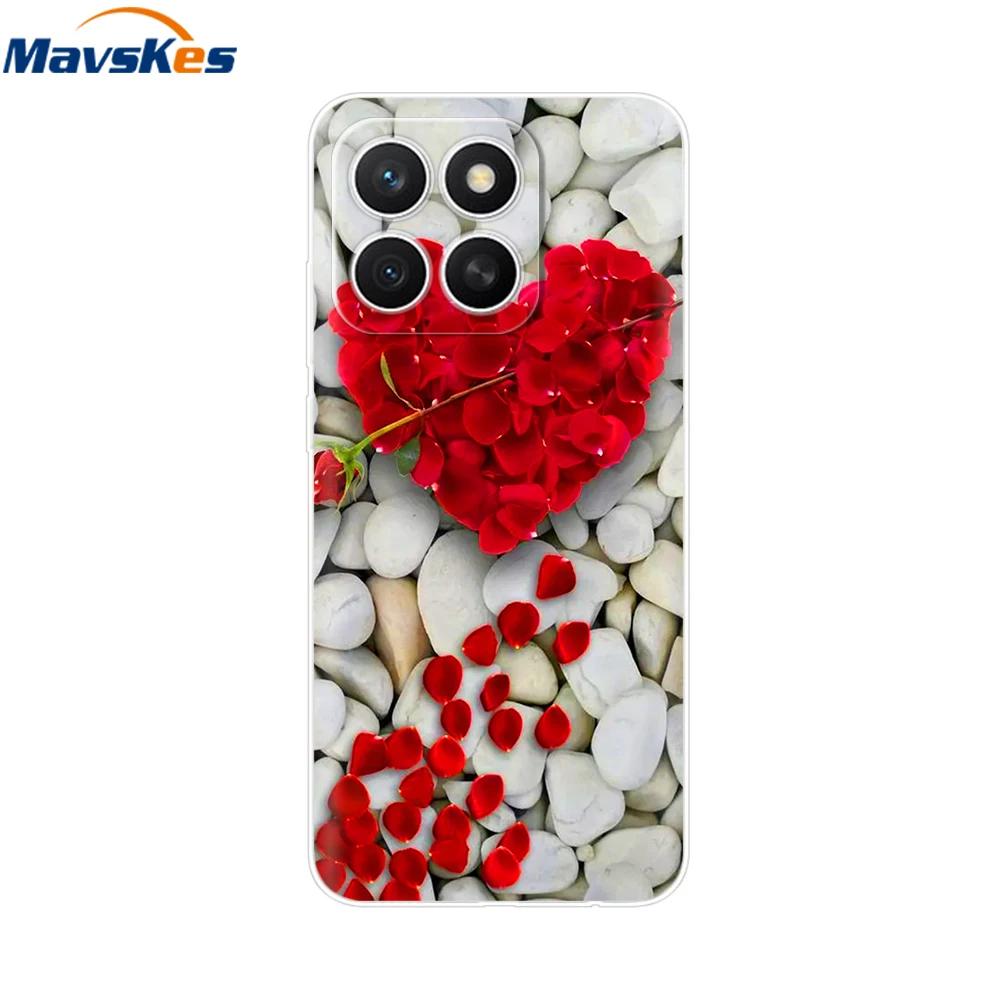 Für Honor X8c Hülle HonorX8C 2025 Neue Mode Cartoon Rückseite Weiches TPU Klare Handyhüllen Für Honor X8c Fundas Taschen Schutz