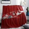 FC Twente Kunst Bedrukte Flanellen Deken, zachte plaid voor slaapkamerbank, wasbaar, Kerstcadeau, geweldig cadeau.