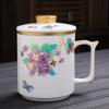 Chaxun Ceramic Business Tea Mug with Lid