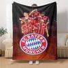 Bayern Munich Team Celebration Blanket Warmthful Decor Perfect for Picnics Sofa Seaside Four Seasons Multipurpose Stylish Decor