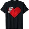 Broken Heart Love Sad Heartbroken Break Up Valentine's Day T-Shirt(1)