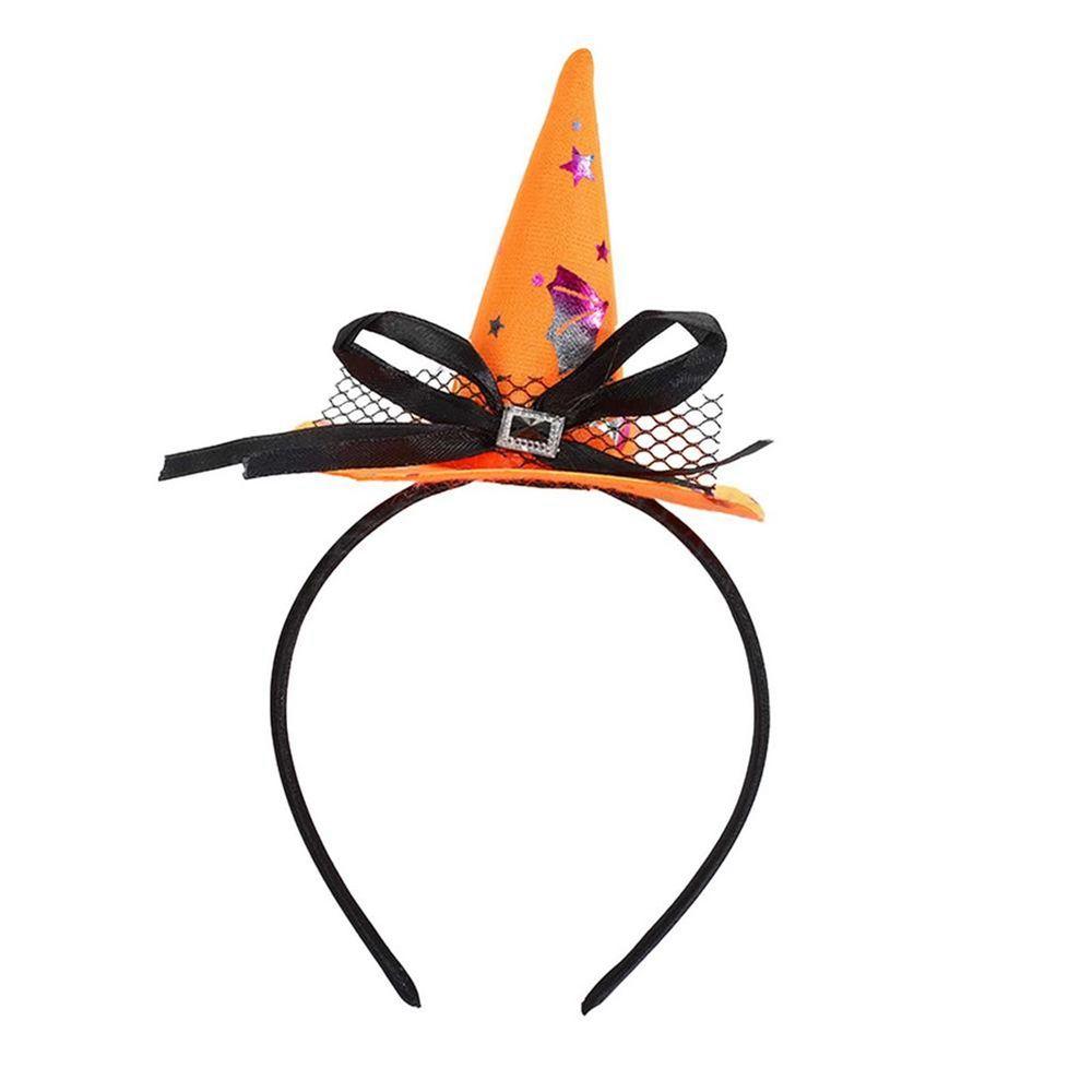 Pumpkin Ghost Witch Hat Halloween Hair Hoop Hair Accessories Halloween Headwear Children Headband